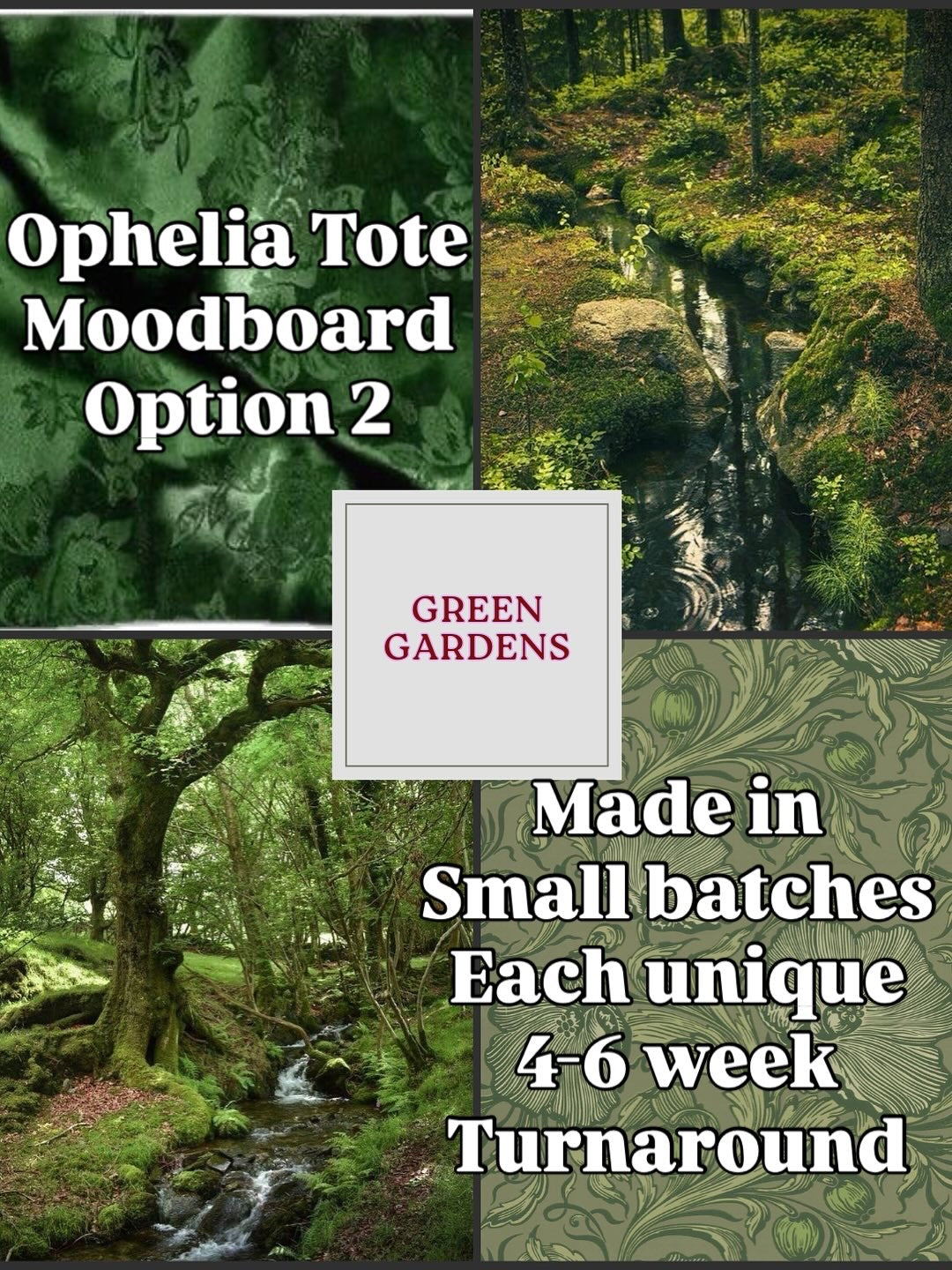 Ophelia mood board mystery tote