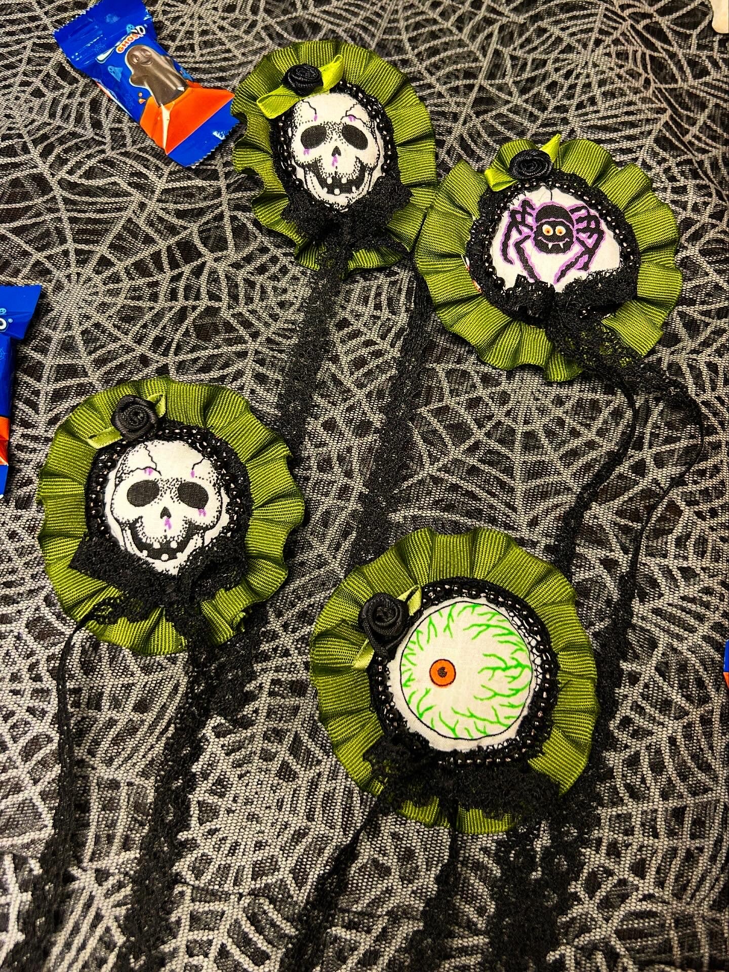 medallion style bag charms
