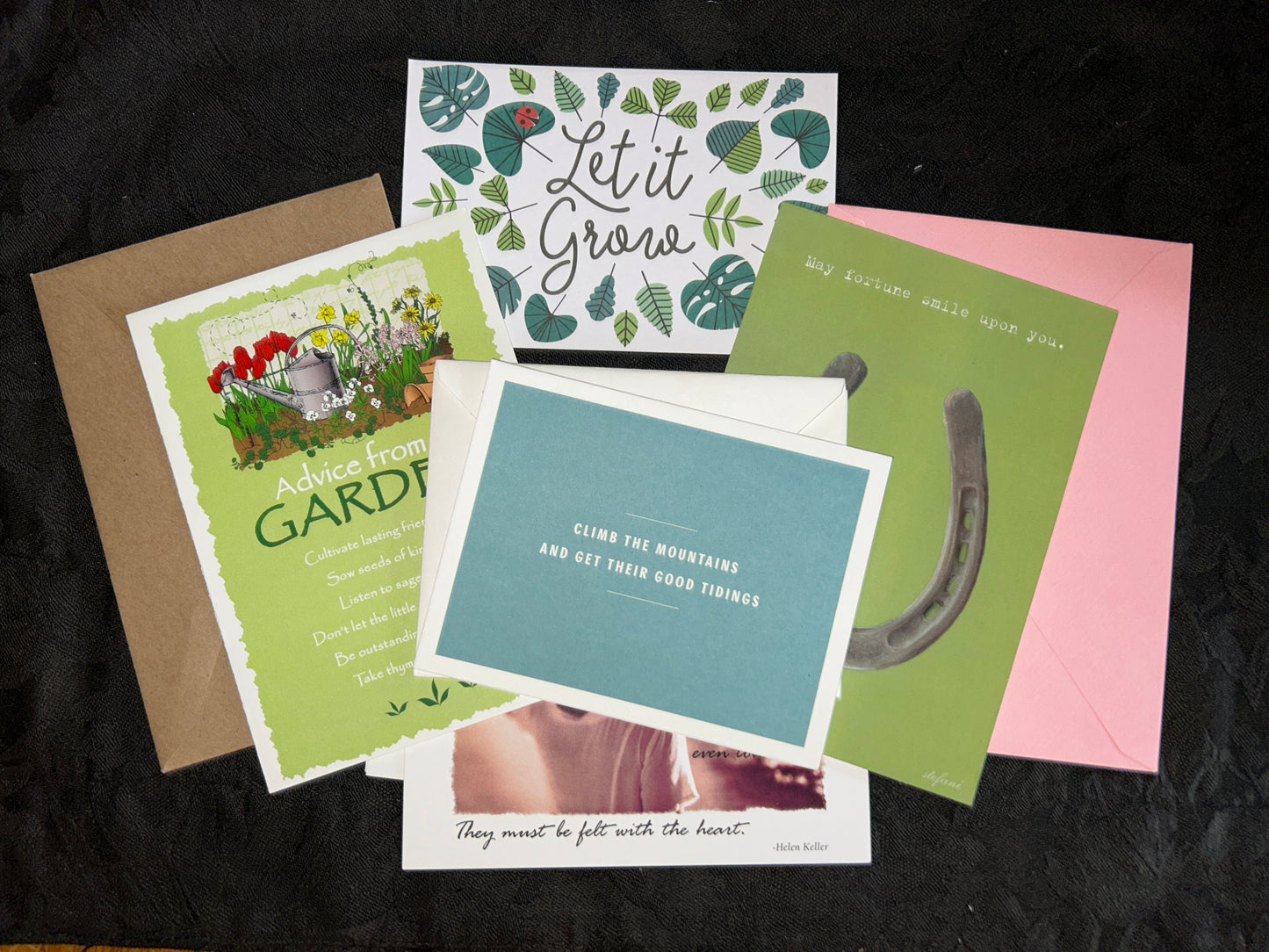 Thank you card choice!