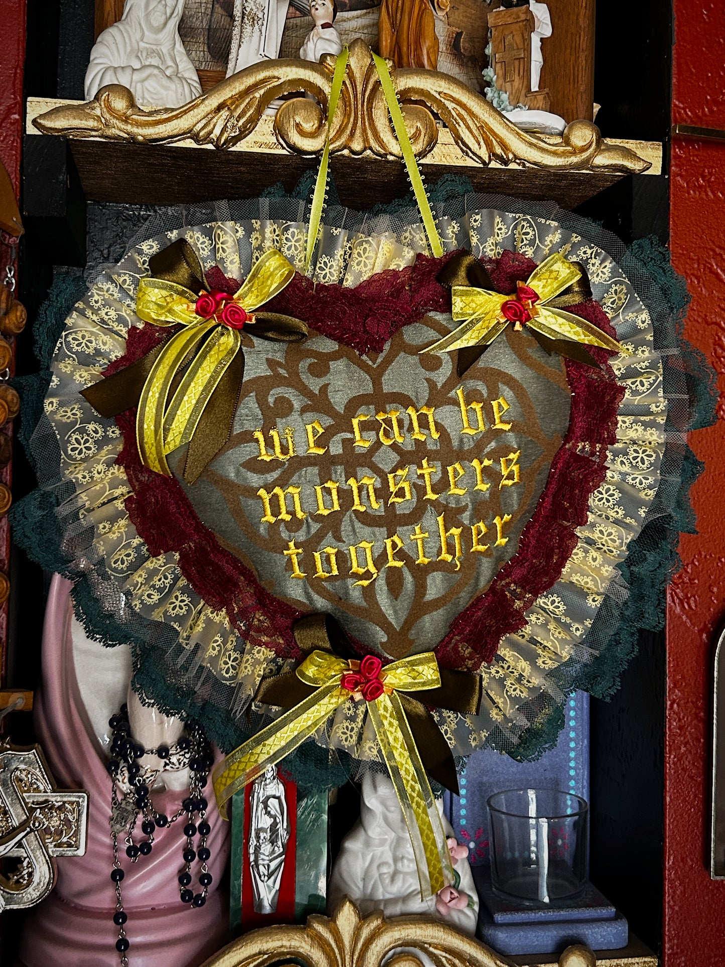 frankenstein wall hearts