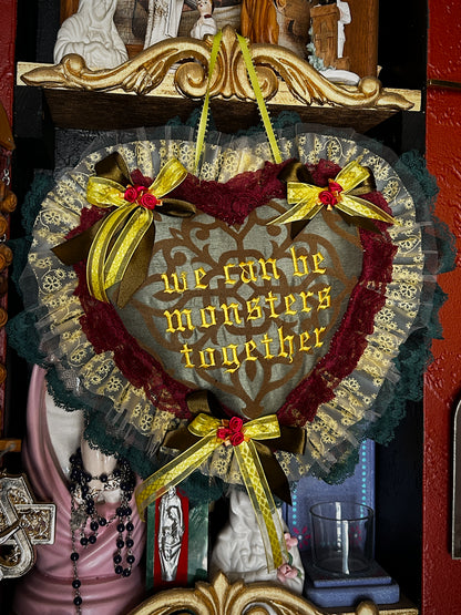 frankenstein wall hearts