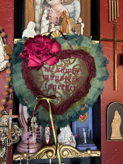frankenstein wall hearts