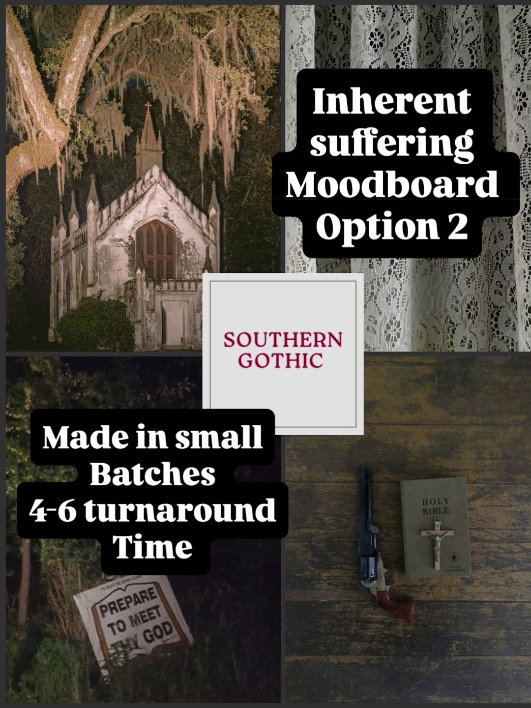 Inherent Suffering Mood Board Tote