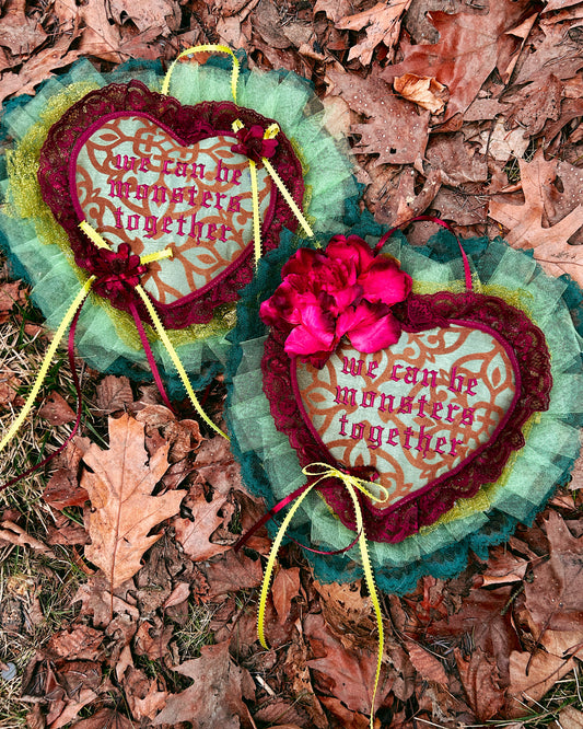 frankenstein wall hearts