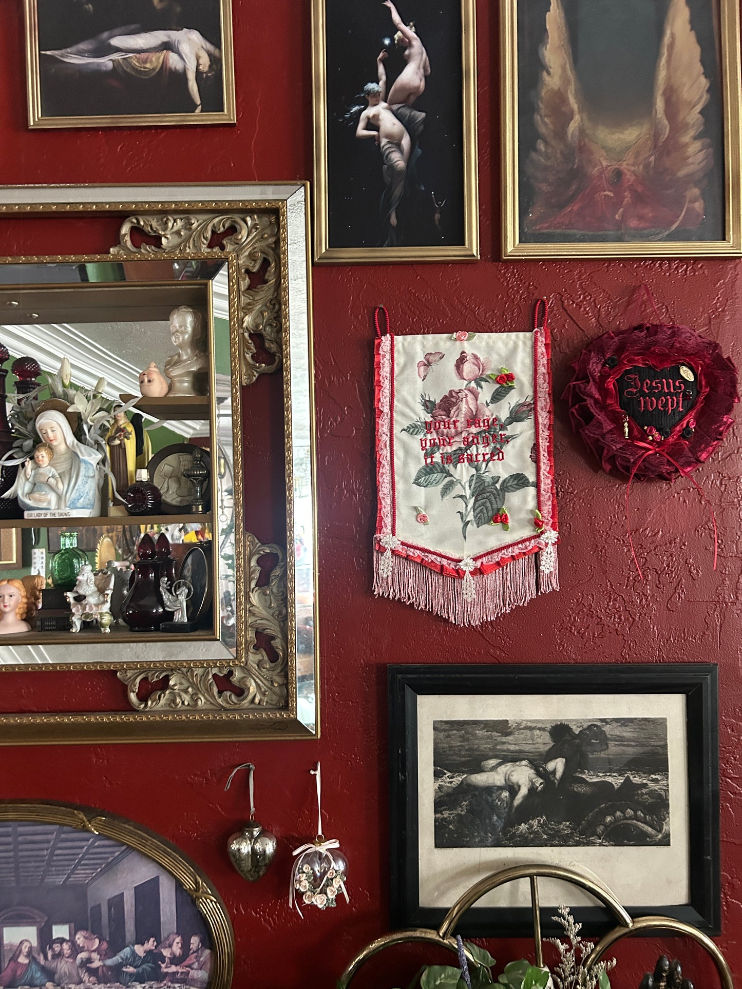 Rage and Anger Floral Banner