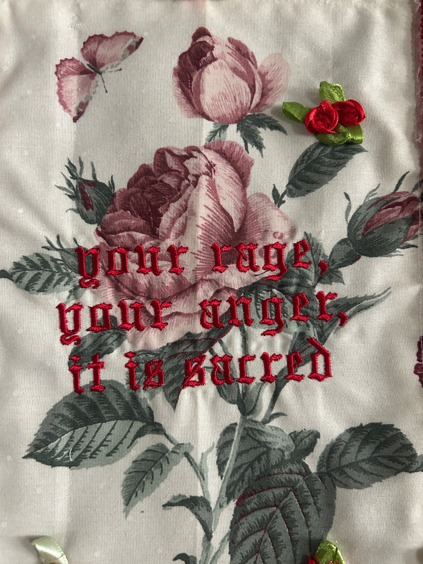 Rage and Anger Floral Banner