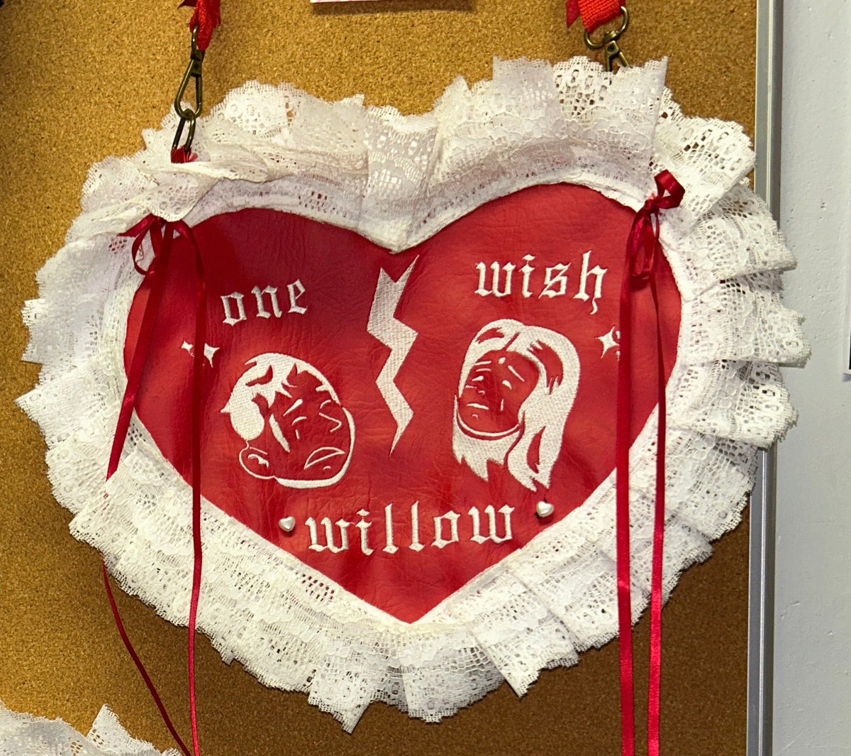 Honey hearted obsession collab heart tote