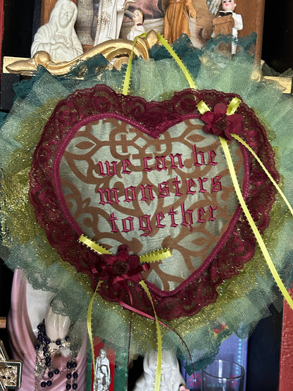 frankenstein wall hearts