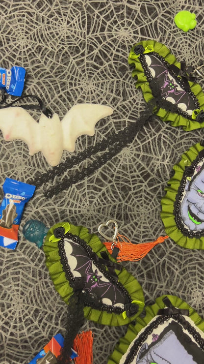bats!! and frankie!! bag charms